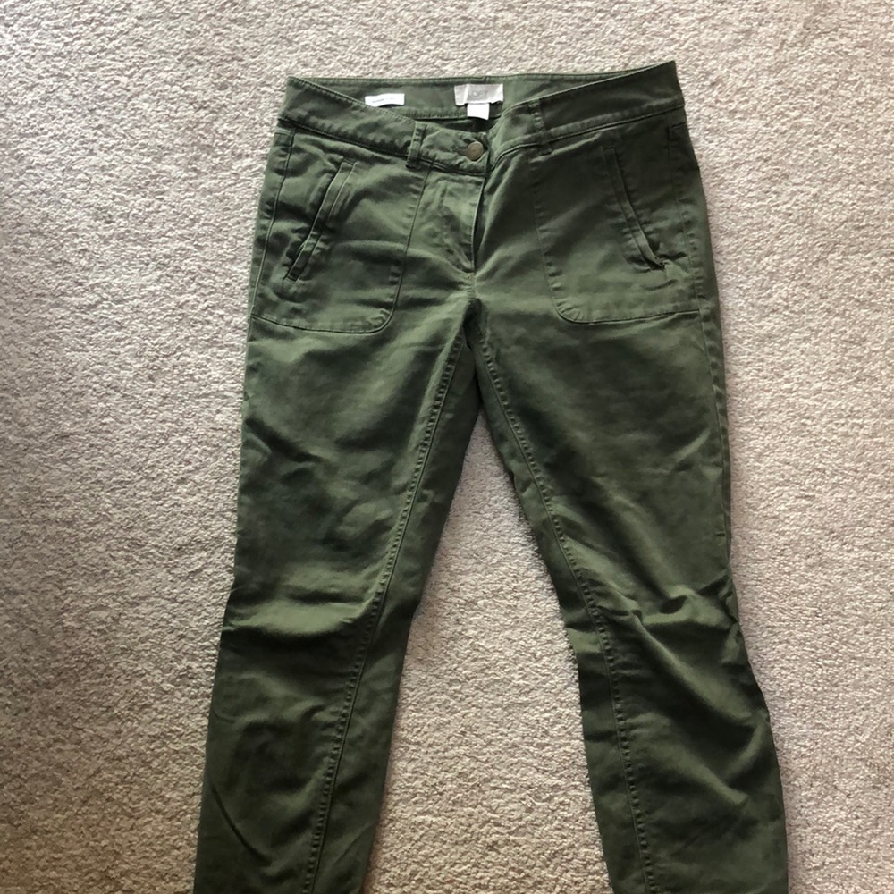 LOFT olive pants